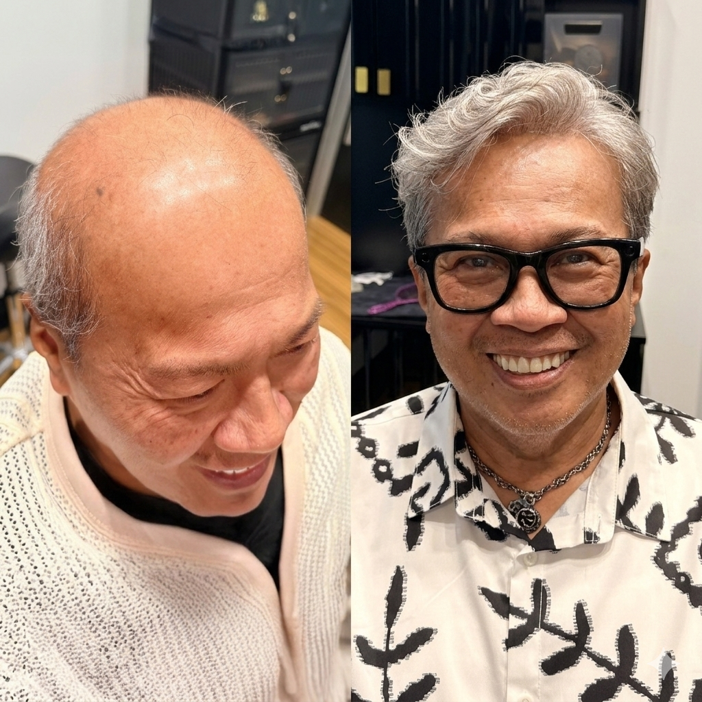 Mens Hair Systems Hair Units Hair Replacement New Orleans in Slidell and New Orleans Men's hair systems, hair units, and hair replacement in New Orleans
